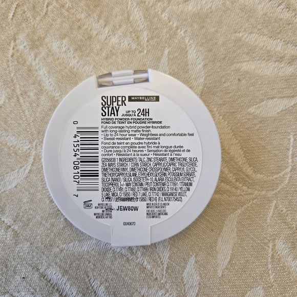 NEW Maybelline Super Stay 24H Hybrid Powder-Foundation Shade 375 6g - Picture 3 of 3